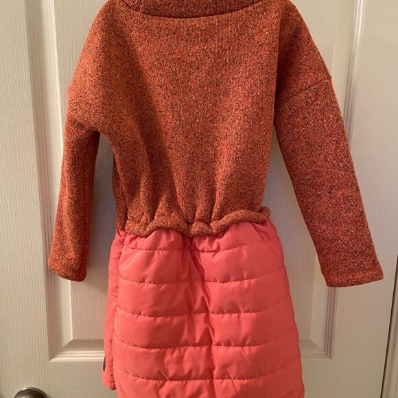 Giordano Junior Girls Georgia Peach Sweater Puffer Dress Size 120 6-7 Years NWT - Picture 9 of 9